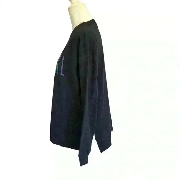 Wildfox NWT Navy Blue Statement Sweatshirt Size S - Picture 4 of 8